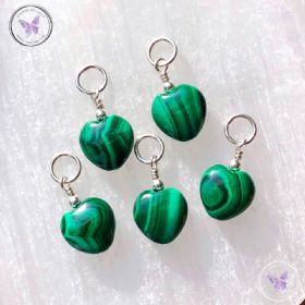 Malachite Heart Pendant